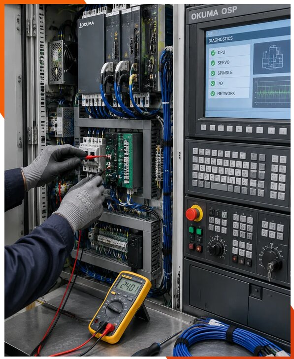 Ремонт систем ЧПУ Okuma OSP в Киржаче